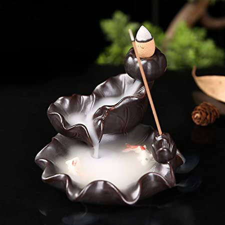 stick and cone incense waterfall